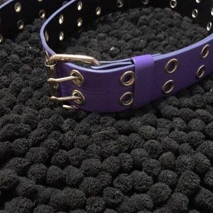 Double-Hole Purple Belt